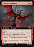 Caldera Pyremaw (TDC-073) - Commander: Tarkir: Dragonstorm: (Extended Art)