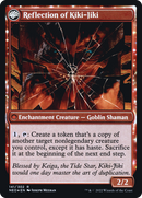 Fable of the Mirror-Breaker // Reflection of Kiki-Jiki (PRE-141S) - Kamigawa: Neon Dynasty Promos: (fandfc, enchantment) Foil