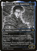Dennick, Pious Apprentice // Dennick, Pious Apparition (MID-317) - Innistrad: Midnight Hunt: (Showcase, Double Faced Transform) Foil