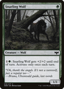 Snarling Wolf (VOW-219) - Innistrad: Crimson Vow Foil