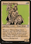 Skanos Dragonheart (CLB-410) - Commander Legends: Battle for Baldur's Gate: (Showcase) Foil