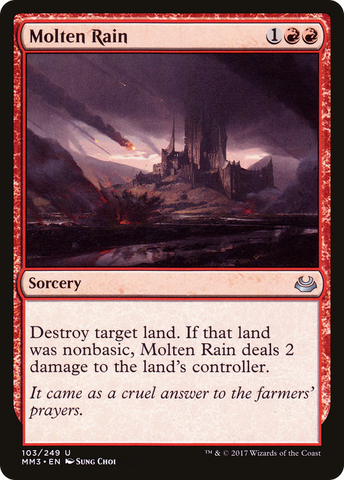 Molten Rain (MM3-103) - Modern Masters 2017