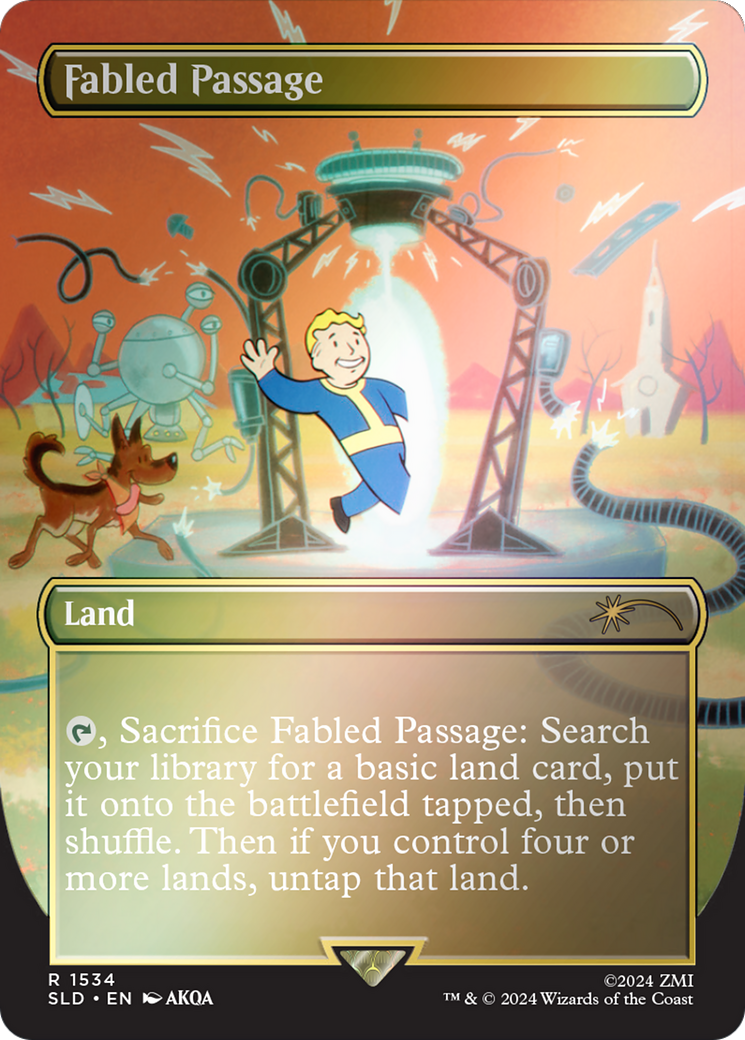 Fabled Passage (SLD-1534) - Secret Lair Drop (Borderless) Foil