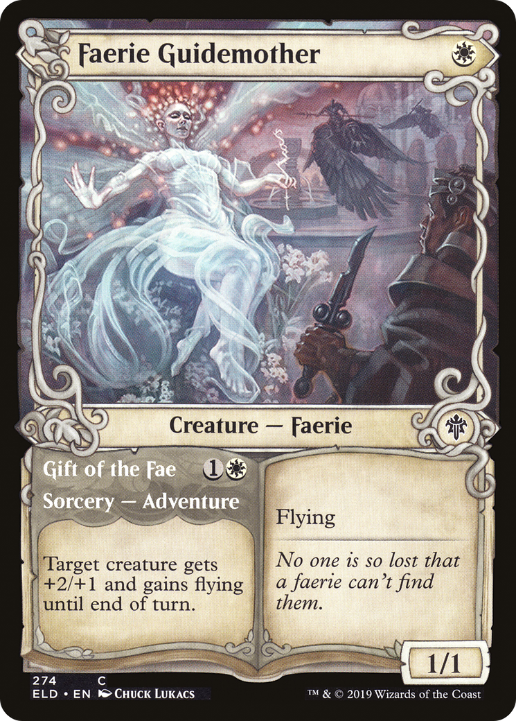 Faerie Guidemother // Gift of the Fae (ELD-274) - Throne of Eldraine: (Showcase)