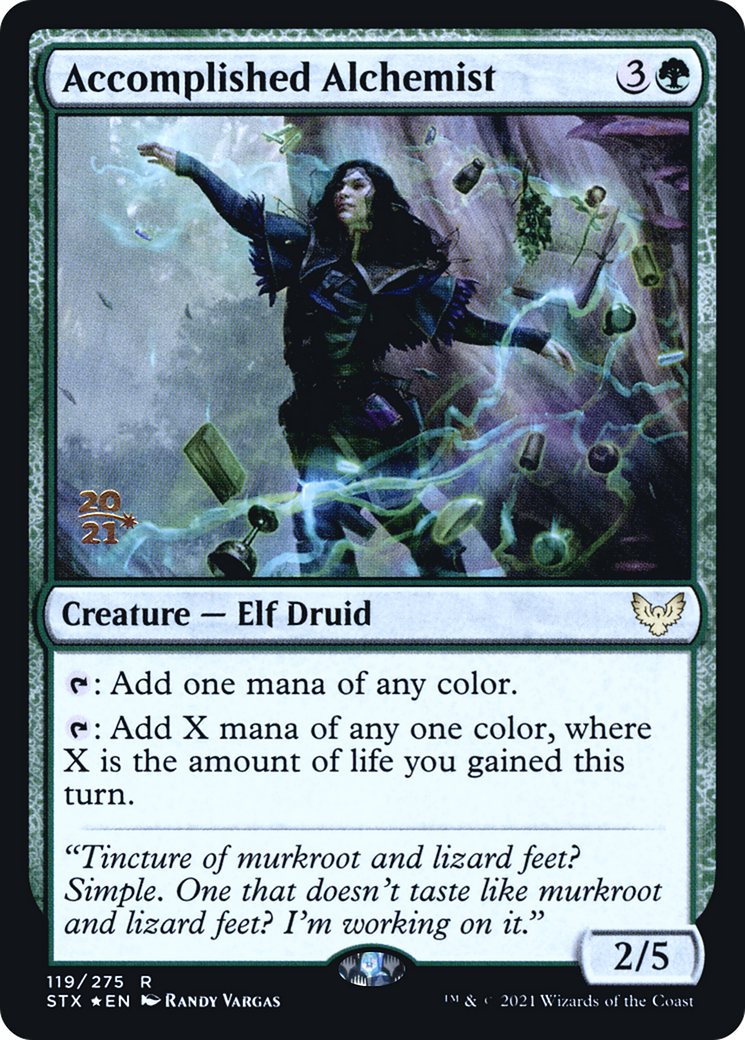 Accomplished Alchemist (PRE-119) - Strixhaven: School of Mages Promos Foil