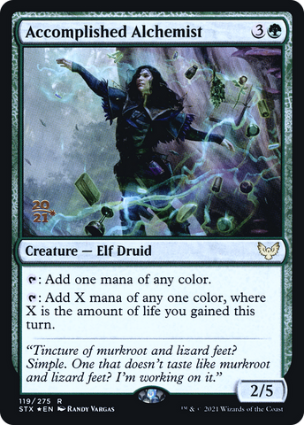 Accomplished Alchemist (PRE-119) - Strixhaven: School of Mages Promos Foil