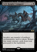 Lich-Knights' Conquest (WOE-338) - Wilds of Eldraine: (Extended Art) Foil