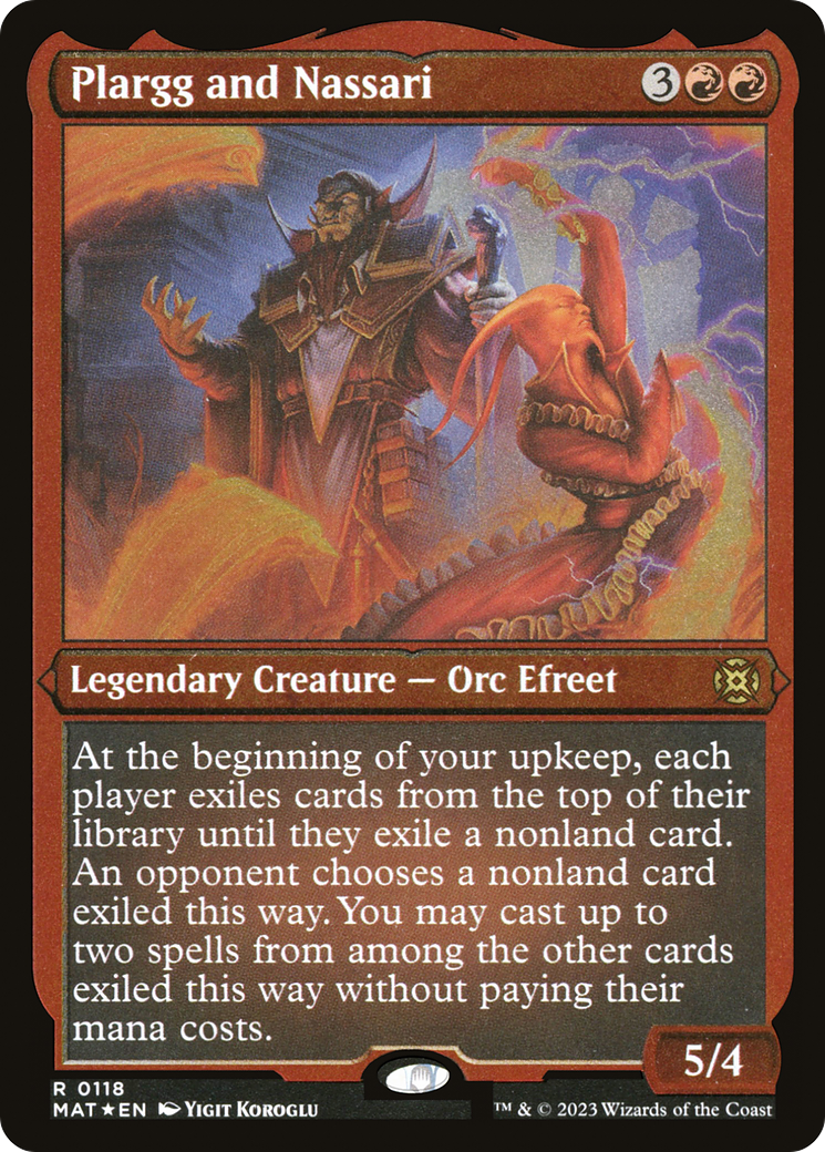 Plargg and Nassari (MAT-118) - March of the Machine: The Aftermath Etched Foil