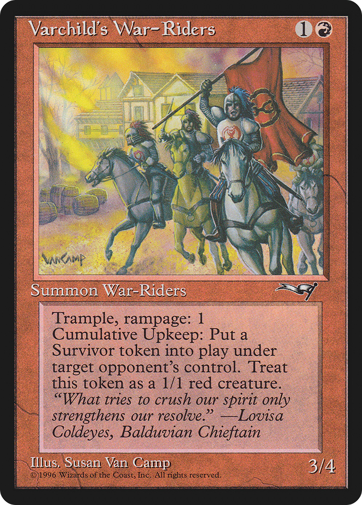 Varchild's War-Riders (ALL-122) - Alliances