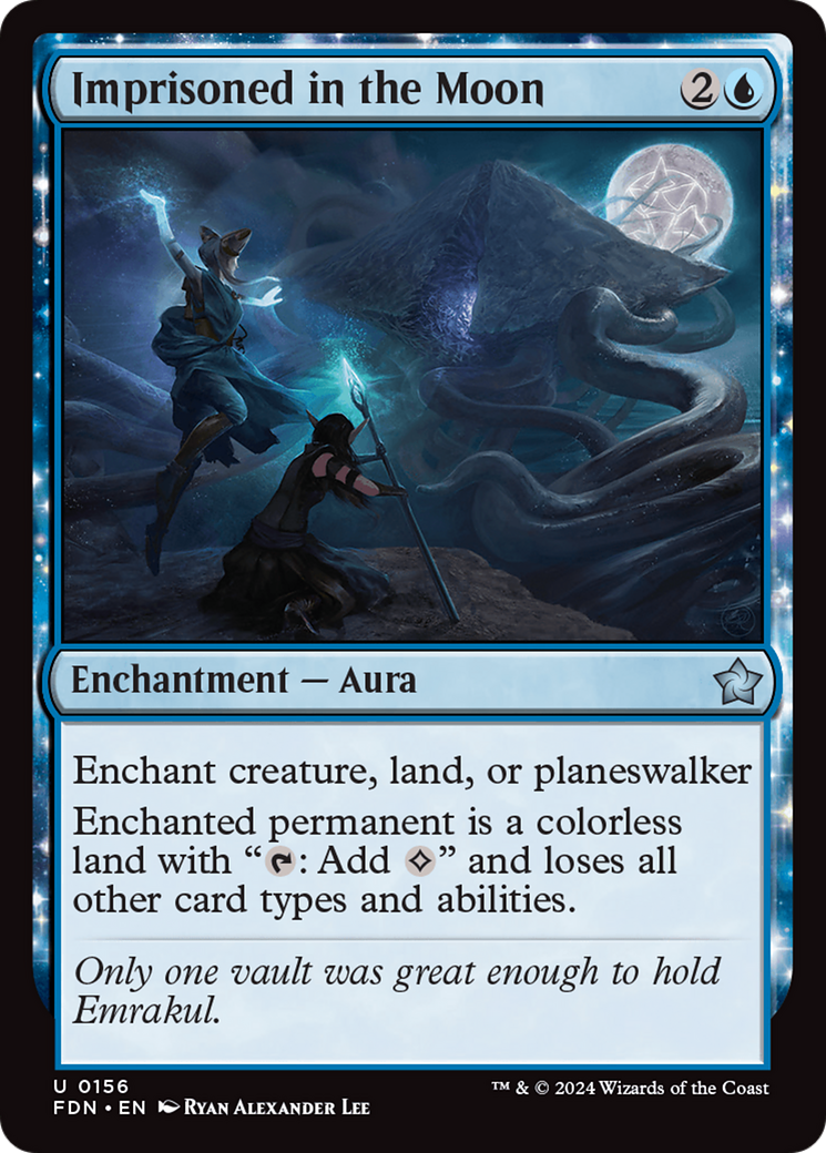 Imprisoned in the Moon (FDN-156) - Foundations Foil