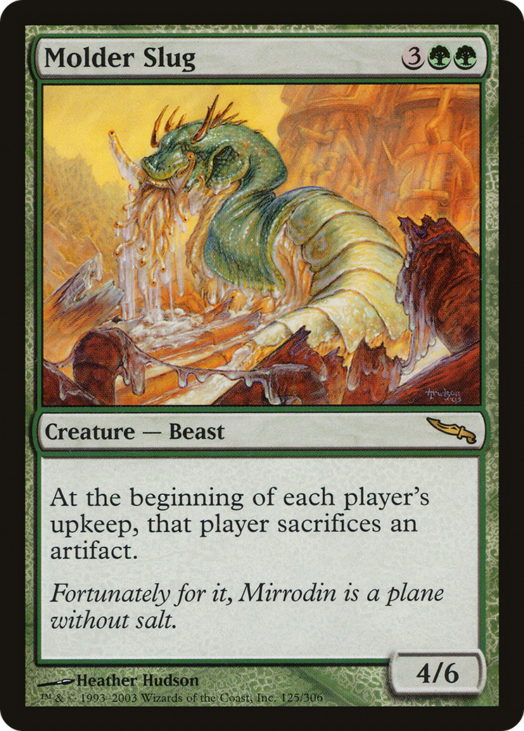 Molder Slug (MRD-125) - Mirrodin Foil