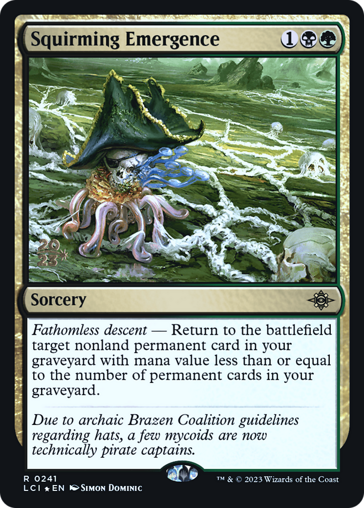 Squirming Emergence (PRE-241) - The Lost Caverns of Ixalan Promos Foil