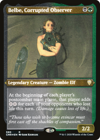 Belbe, Corrupted Observer (CMR-590) - Commander Legends Foil