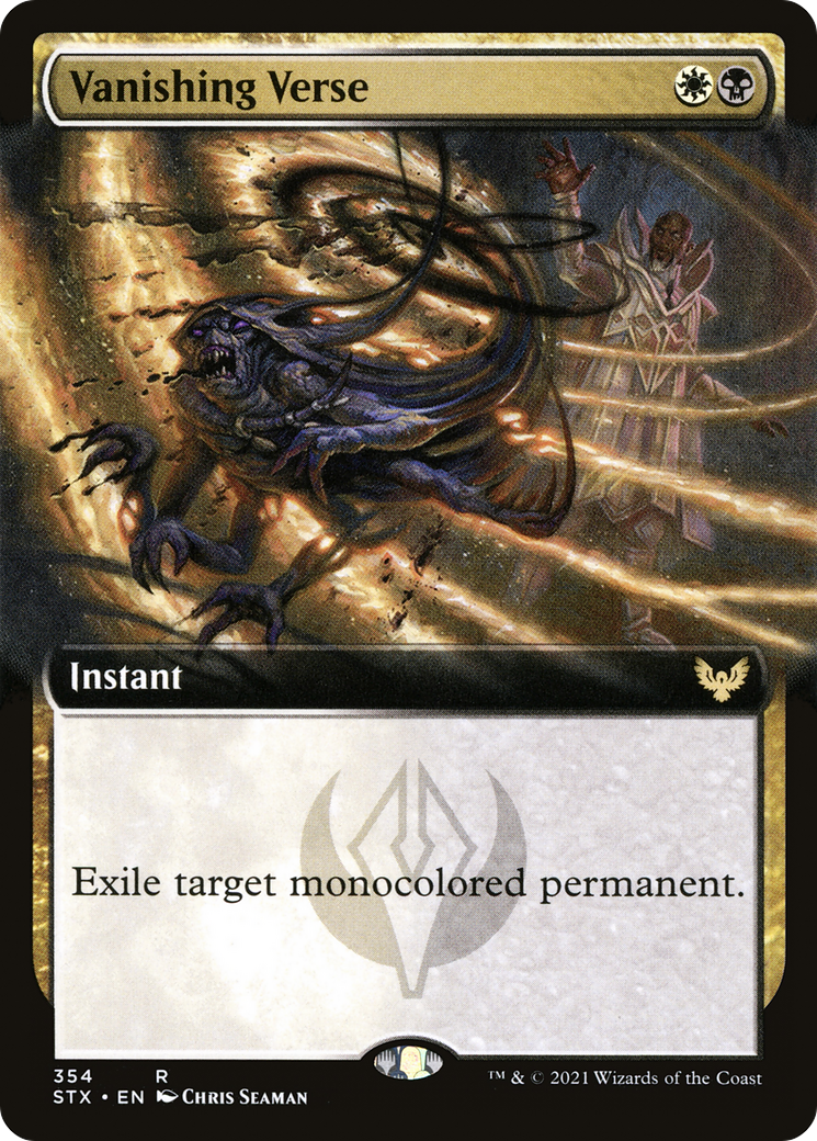 Vanishing Verse (STX-354) - Strixhaven: School of Mages: (Extended Art) Foil