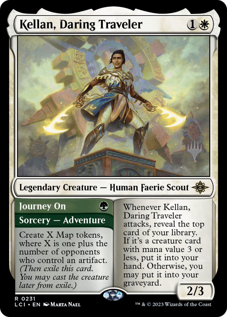 Kellan, Daring Traveler // Journey On (PPLCI-231) - The Lost Caverns of Ixalan Promos Foil