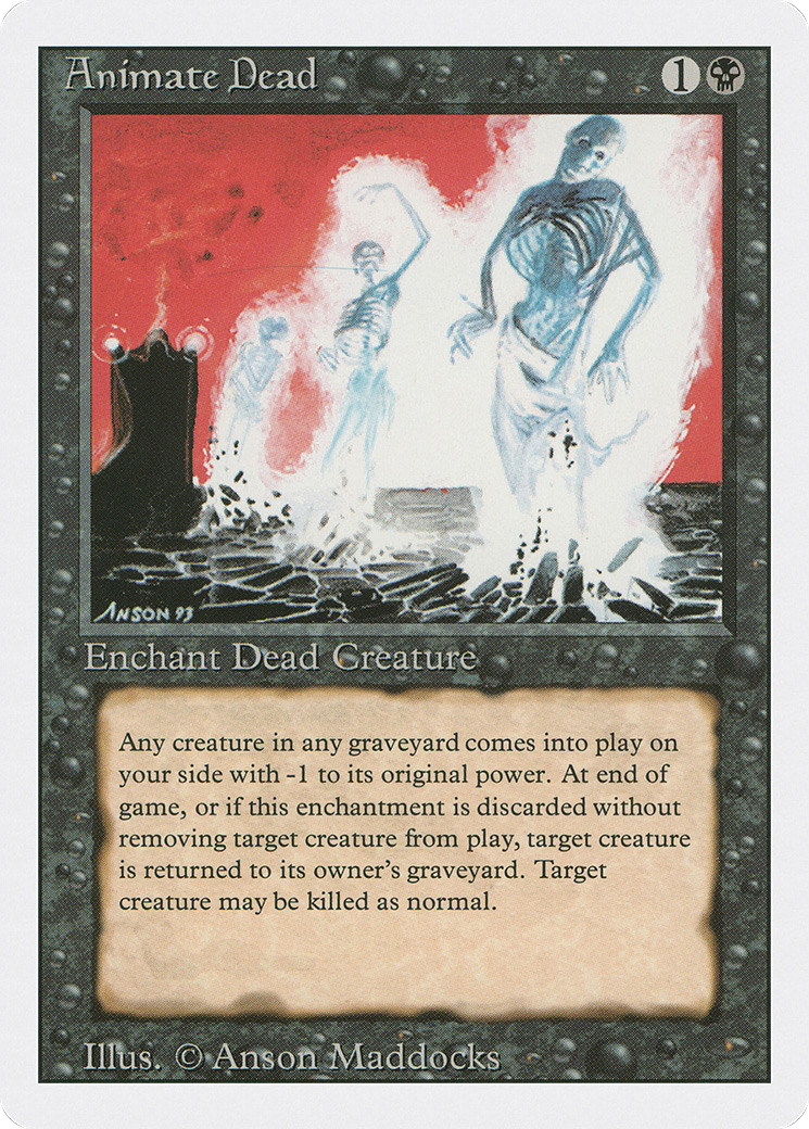 Animate Dead (3ED-093) - Revised Edition