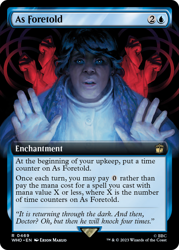As Foretold (WHO-469) - Doctor Who: (Extended Art) Foil