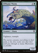 Elfhame Wurm (DMU-161) - Dominaria United Foil