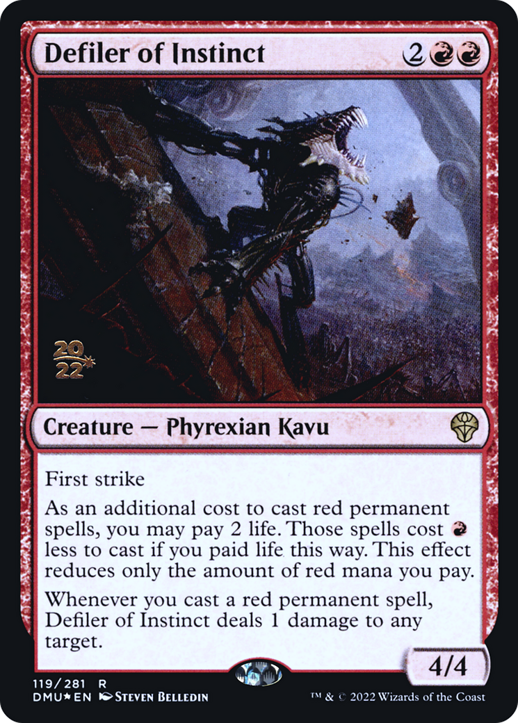Defiler of Instinct (PRE-119S) - Dominaria United Promos Foil