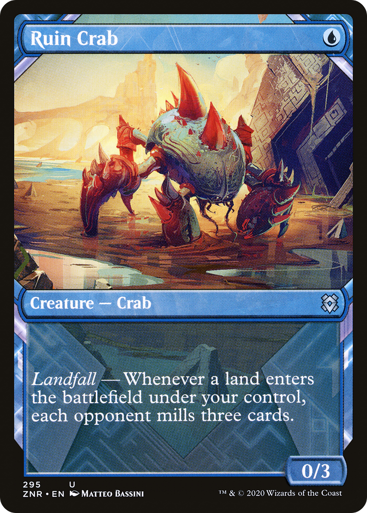 Ruin Crab (ZNR-295) - Zendikar Rising: (Showcase)