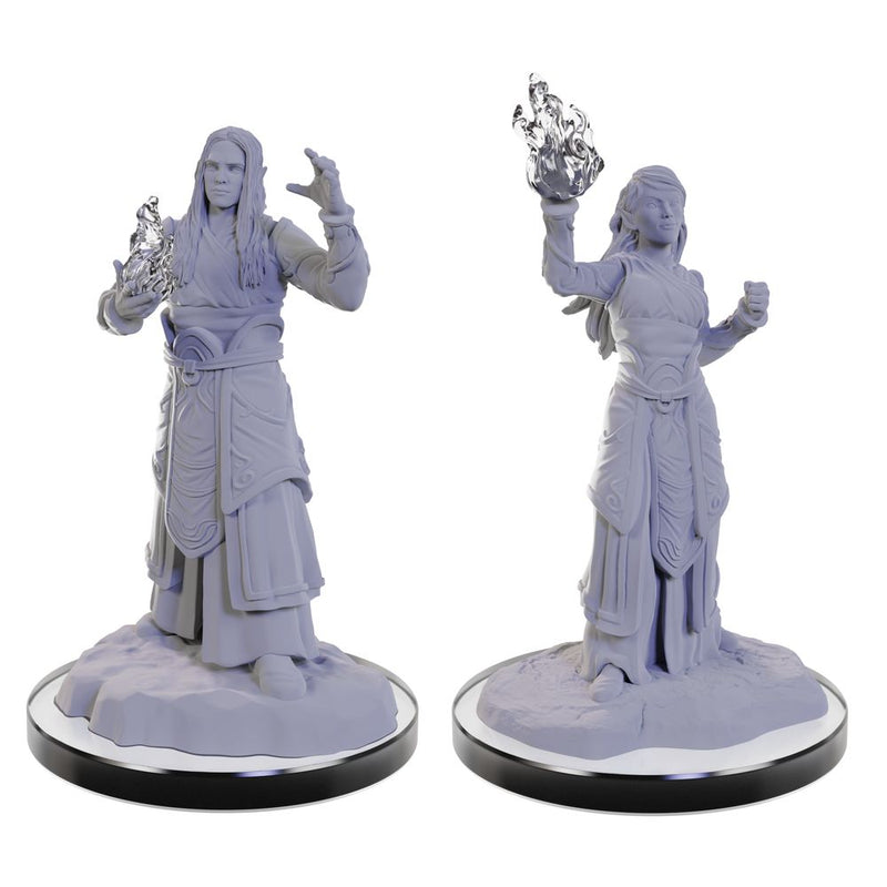 D&D Mini Elf Wizards