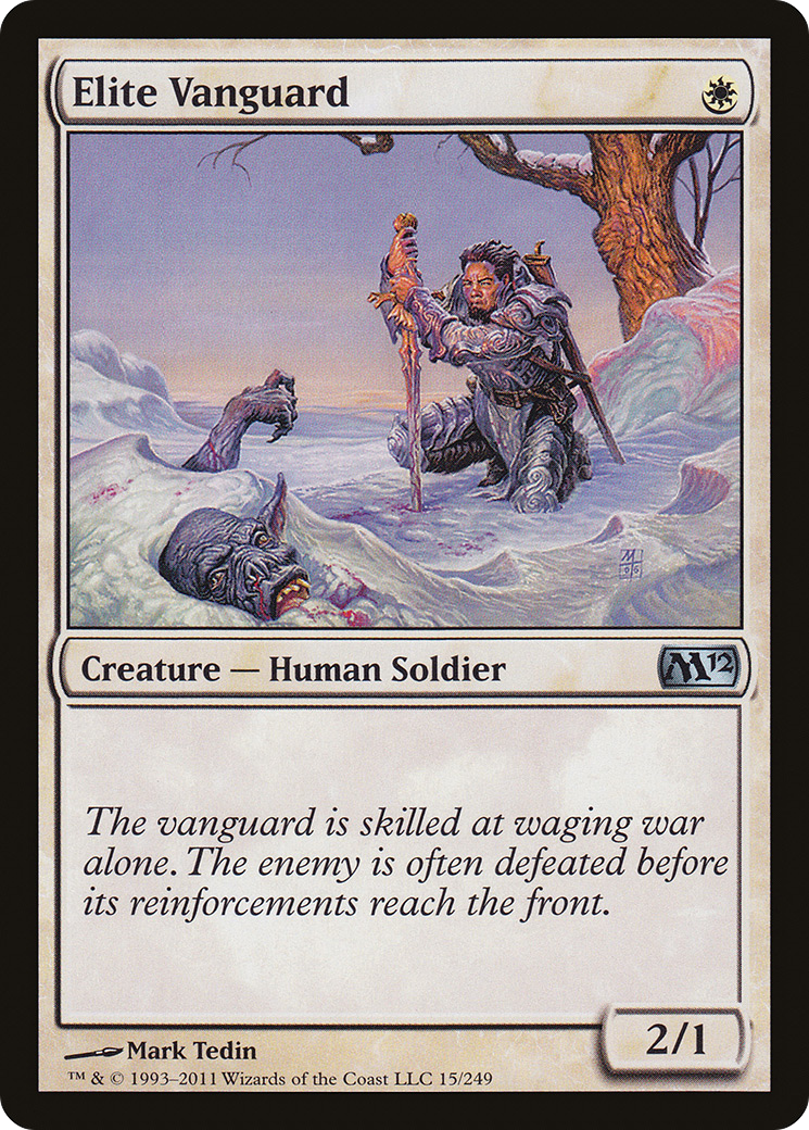 Elite Vanguard (M12-015) - Magic 2012 Foil
