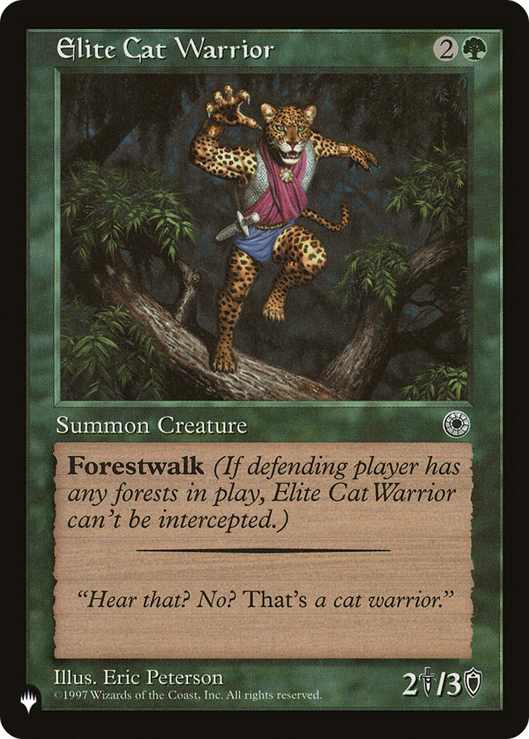 Elite Cat Warrior (LIST-POR-163) - The List