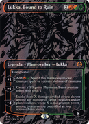 Lukka, Bound to Ruin (Oil Slick Raised Foil) (ONE-363) - Phyrexia: All Will Be One (Borderless) Foil