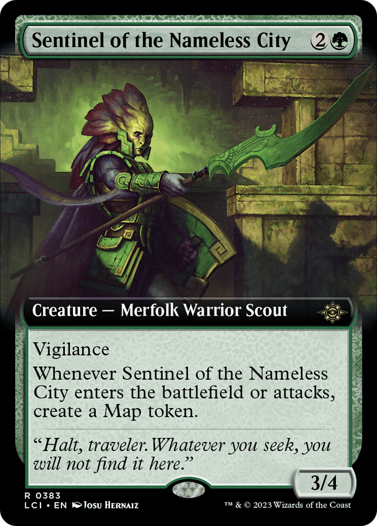 Sentinel of the Nameless City (LCI-383) - The Lost Caverns of Ixalan: (Extended Art)