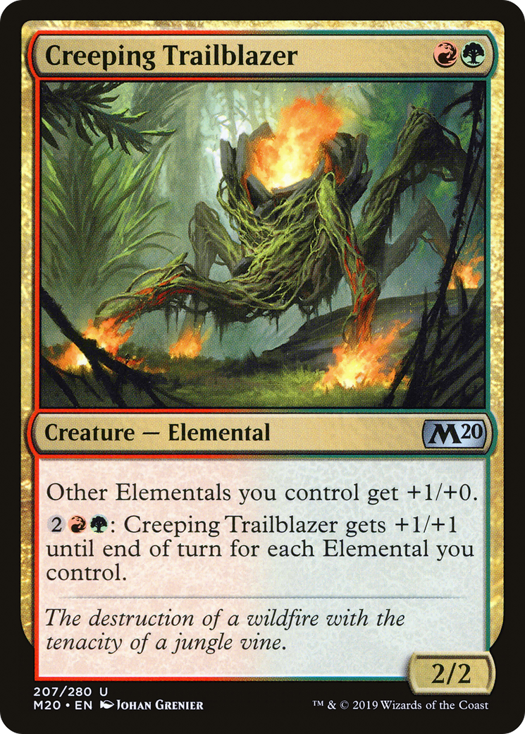 Creeping Trailblazer (M20-207) - Core Set 2020 Foil