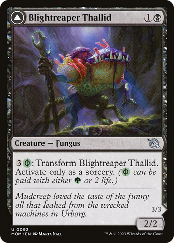 Blightreaper Thallid // Blightsower Thallid (MOM-092) - March of the Machine Foil
