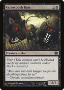 Razortooth Rats (9ED-158★) - Ninth Edition Foil