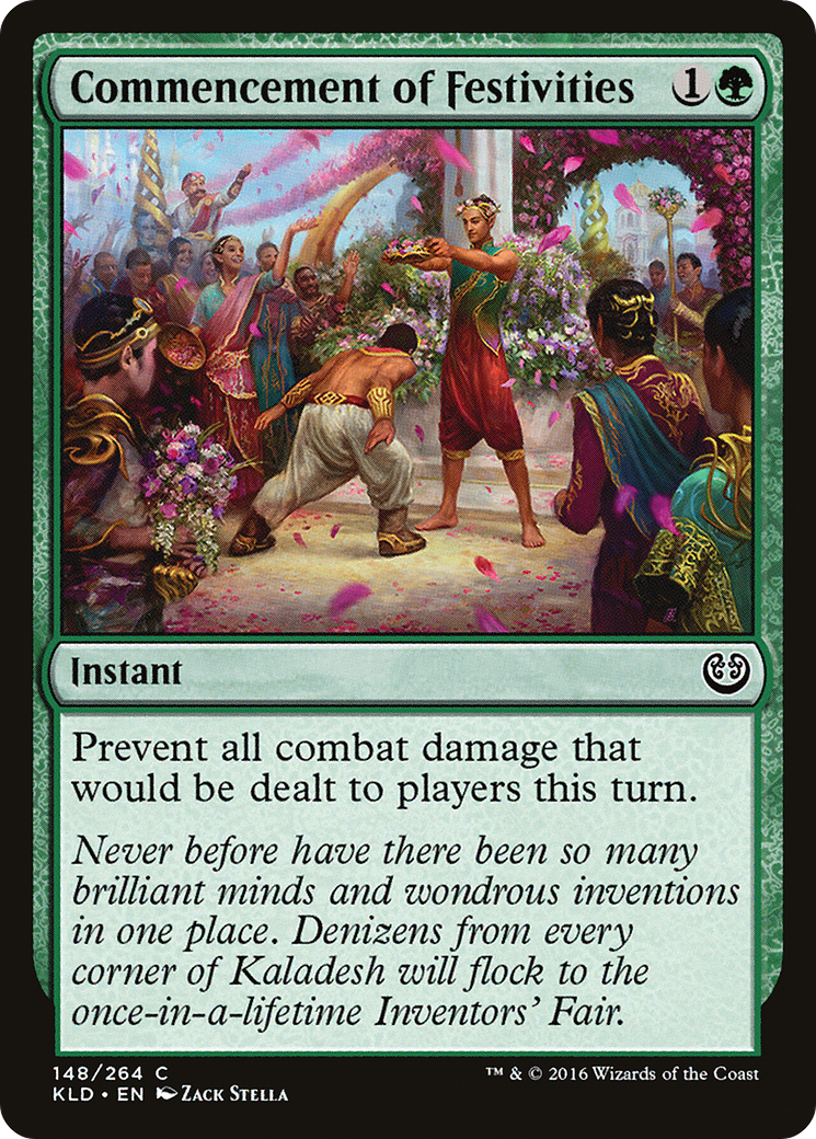 Commencement of Festivities (KLD-148) - Kaladesh Foil