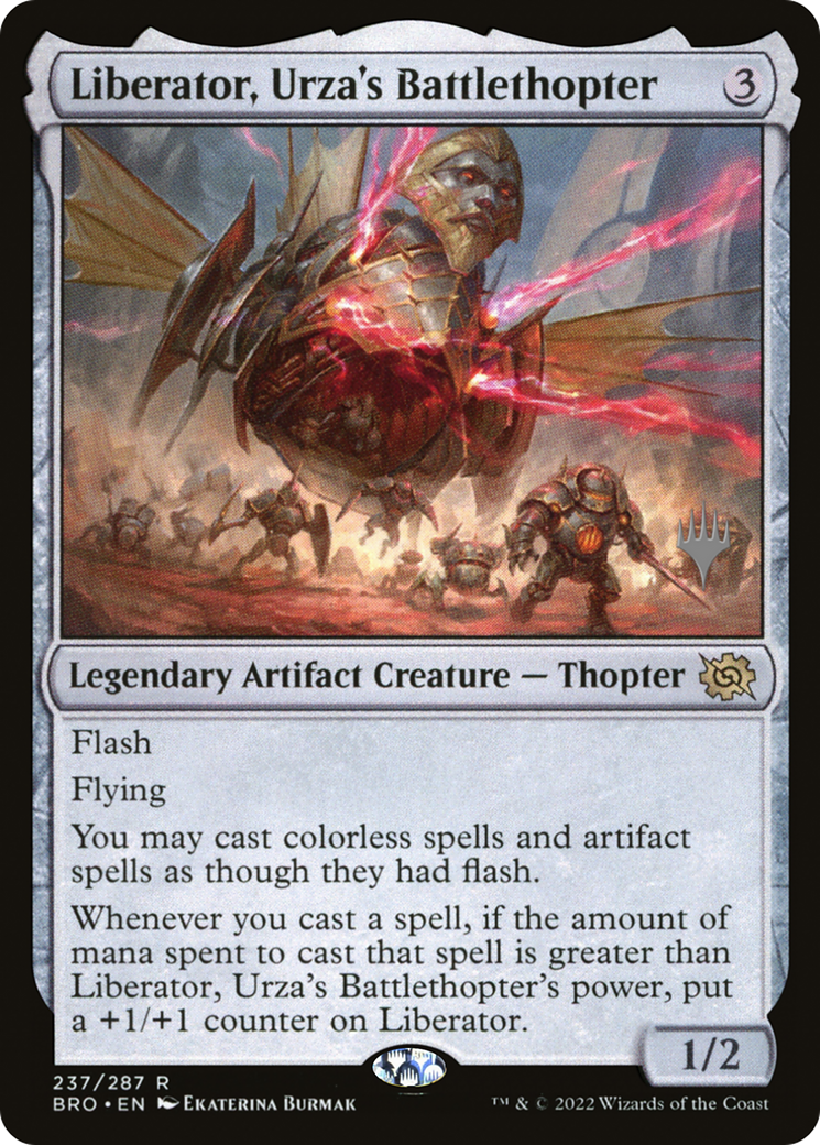 Liberator, Urza's Battlethopter (PPBRO-237) - The Brothers' War Promos
