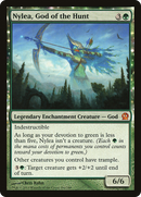 Nylea, God of the Hunt (THS-166) - Theros: (enchantment) Foil