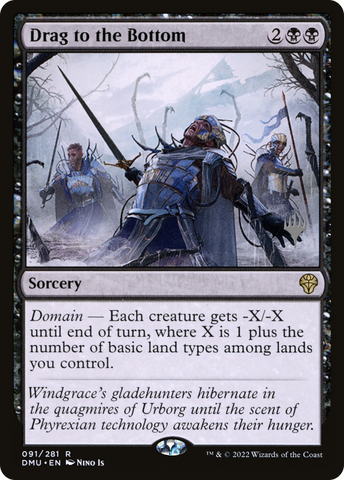 Drag to the Bottom (PPDMU-91P) - Dominaria United Promos Foil