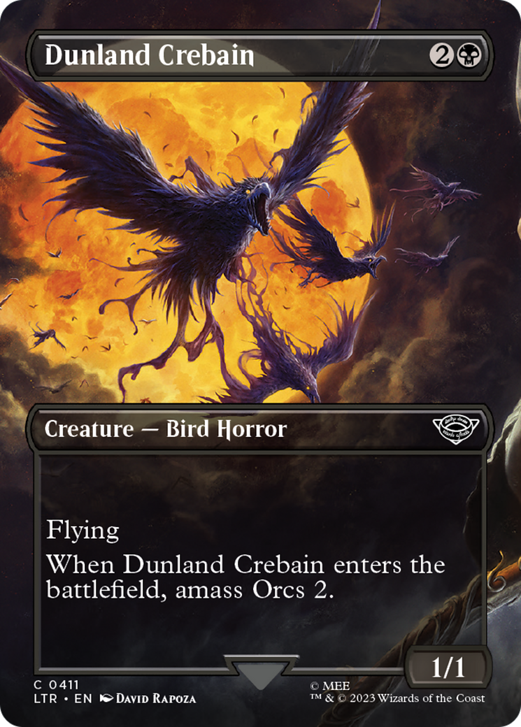 Dunland Crebain (LTR-411) - The Lord of the Rings: Tales of Middle-earth (Borderless) Foil