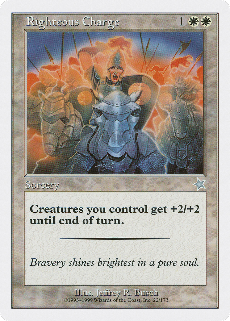 Righteous Charge (S99-022) - Starter 1999