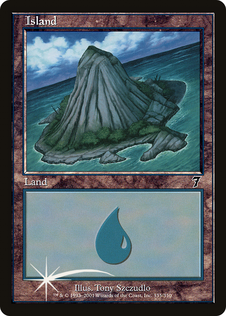 Island (7ED-335★) - Seventh Edition Foil