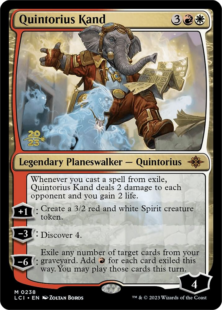 Quintorius Kand (PRE-238S) - The Lost Caverns of Ixalan Promos Foil