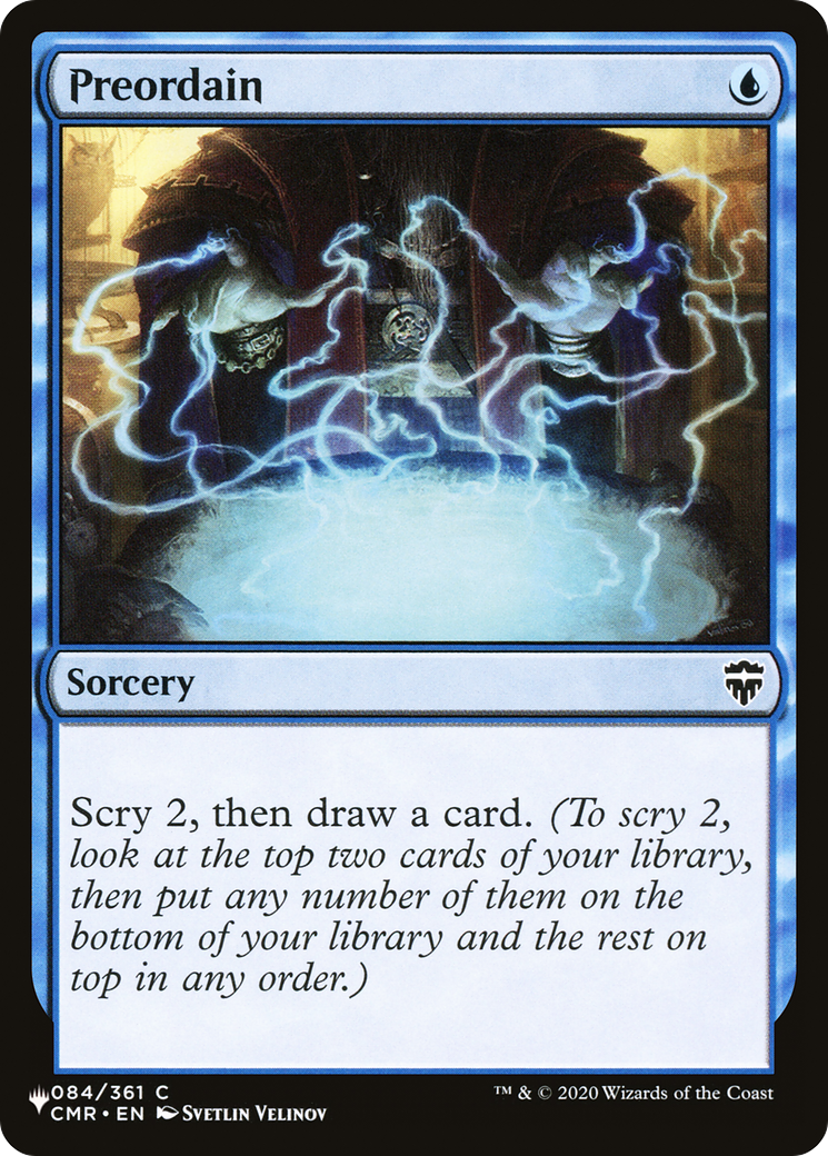 Preordain (LIST-CMR-84) - The List