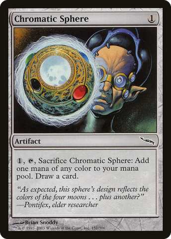 Chromatic Sphere (MRD-151) - Mirrodin Foil