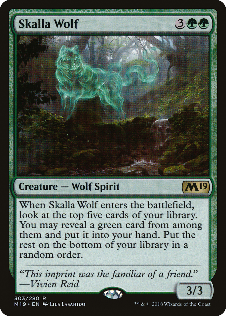 Skalla Wolf (M19-303) - Core Set 2019