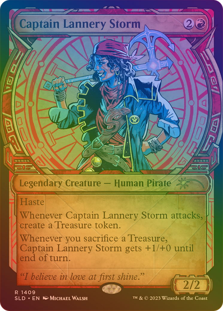 Captain Lannery Storm (SLD-1409★) - Secret Lair Drop: (Showcase) Foil