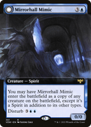 Mirrorhall Mimic // Ghastly Mimicry (VOW-361) - Innistrad: Crimson Vow: (Extended Art, Double Faced Transform) Foil