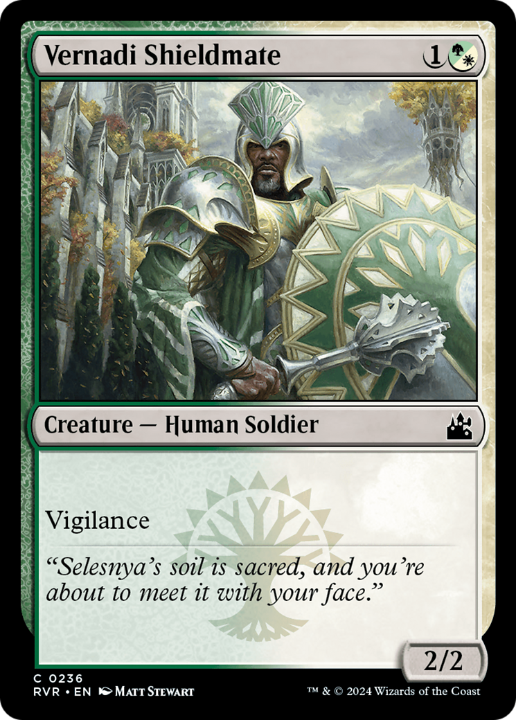 Vernadi Shieldmate (RVR-236) - Ravnica Remastered Foil