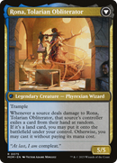 Rona, Herald of Invasion // Rona, Tolarian Obliterator (MOM-075) - March of the Machine