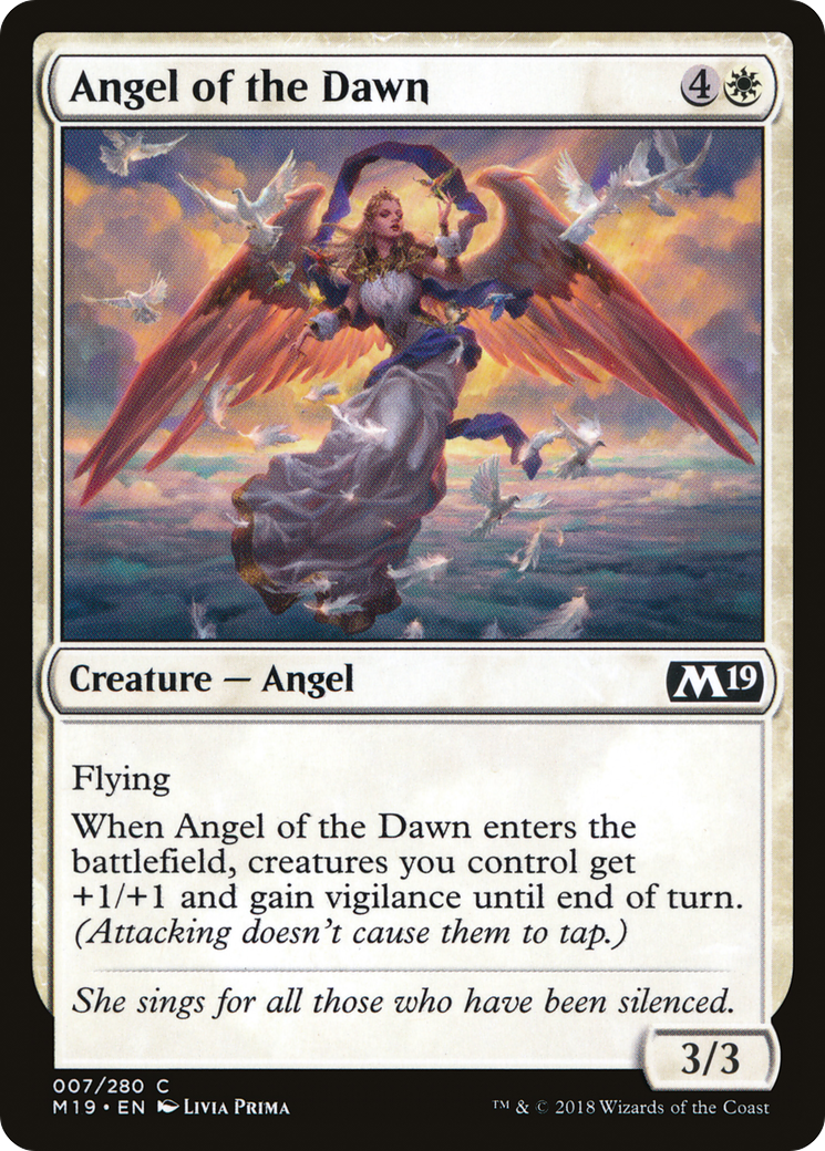 Angel of the Dawn (M19-007) - Core Set 2019