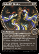 Makeshift Binding (MKM-290) - Murders at Karlov Manor: (Showcase) Foil