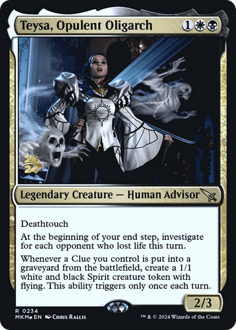 Teysa, Opulent Oligarch (PRE-234) - Murders at Karlov Manor Promos Foil